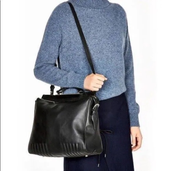 3.1 Phillip Lim Handbags - 3.1 Phillip Lim Ryder Satchel Black Handbag Large